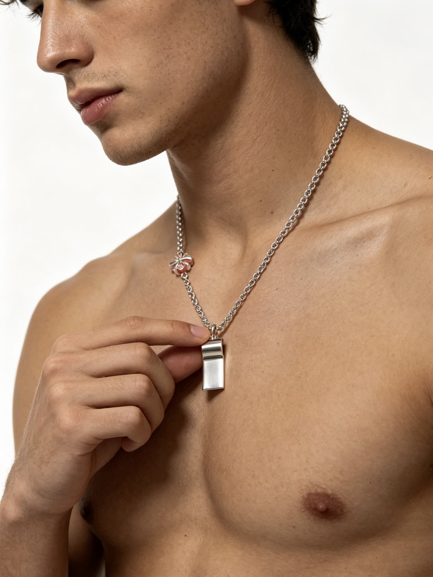 Tiffany & Co. Sterling Silver Whistle Necklace